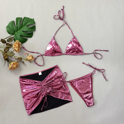 Bikini swimsuit  -Pink, Medium
